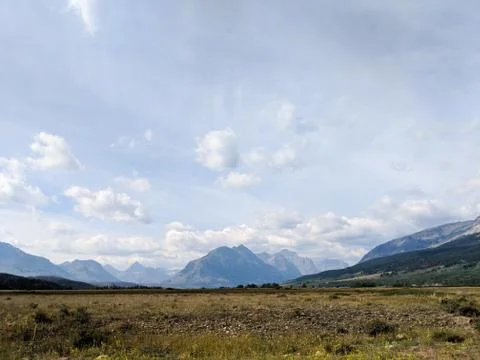 Mountains In The Distance. Stock Photos