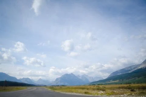 Mountains In The Distance. Stock Photos