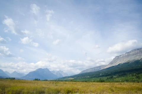 Mountains In The Distance. Stock Photos