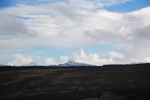 Mountains in the distance Stock Photos