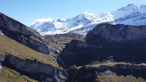 Mountains with distant snow Stock Footage 290030595