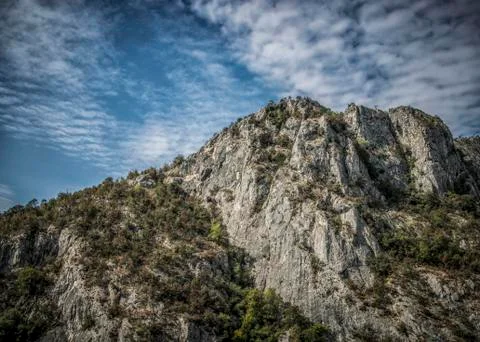 Mountains in Djerdap gorge Stock Photos