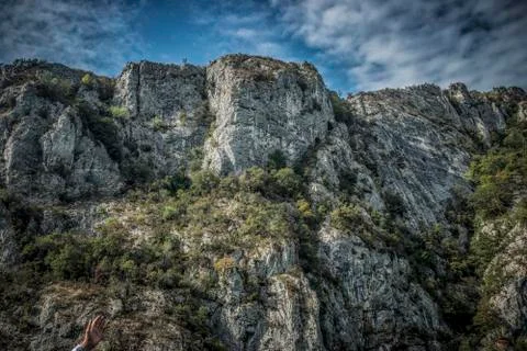 Mountains in Djerdap gorge Stock Photos