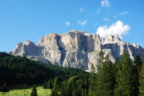 Mountains in the dolomites Stock Photos