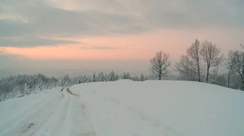 Mountains At Dusk 動画素材 10574391
