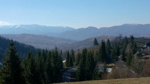 Mountains in early spring. Stock Footage 74133323