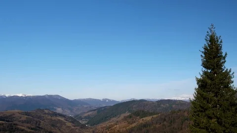 Mountains in early spring. Stock Footage 74133340