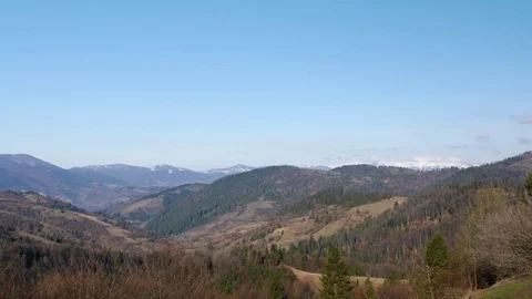 Mountains in early spring. Stock Footage 74133354