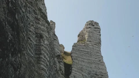 Mountains of Etretat Stock Footage 173560861