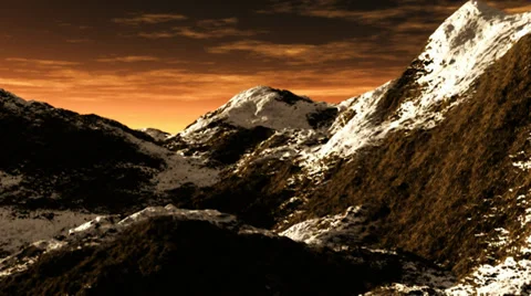 Mountains evening Stock-Footage 36395249