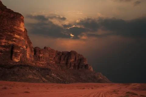 Mountains in the evening 写真素材