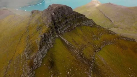 Mountains on Faroe Islands Stock Footage 292484682
