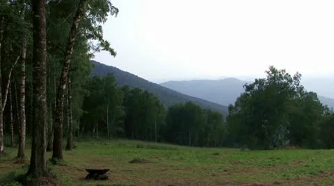 Mountains fog Stock Footage 10713464