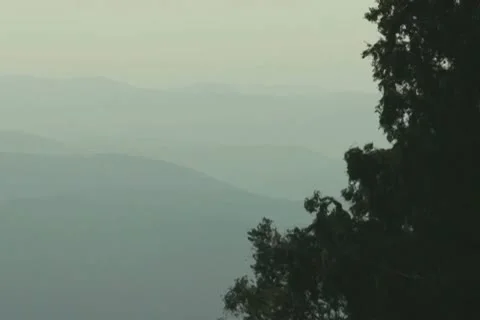 Mountains fog Stock Footage 10713473