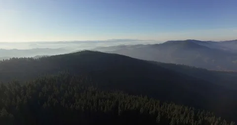 Mountains fog Video stock 85735866