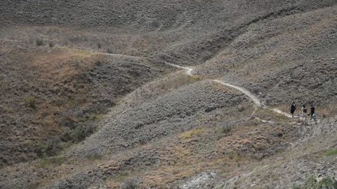 In the mountains Stock Footage 93875308