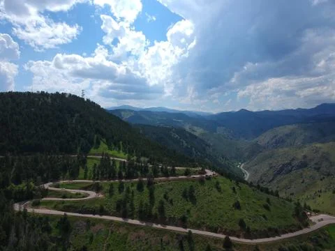Mountains of Golden, Colorado Stock Photos