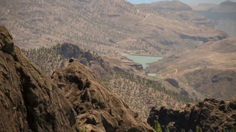 Mountains on Gran Canaria Stock Footage 6930568