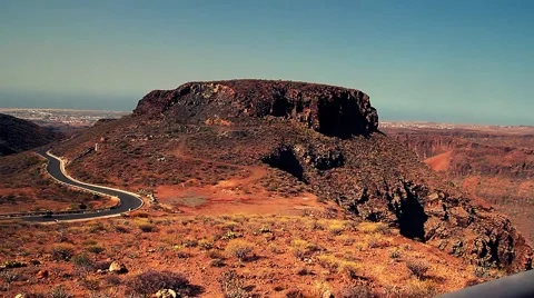 Mountains of Gran Canaria 스톡 동영상 58802506