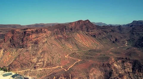 Mountains of Gran Canaria Stock Footage 58802965