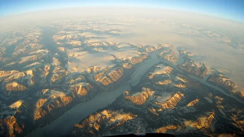 Mountains of Greenland Stock Footage 107131745