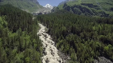 The mountains have the highest snow tops Stock-Footage 65831749