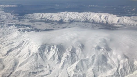 Mountains from high view and sky Stock Footage 123625462