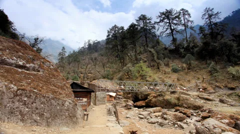 Mountains, Himalayas, Nepal  Stock Footage 37211116