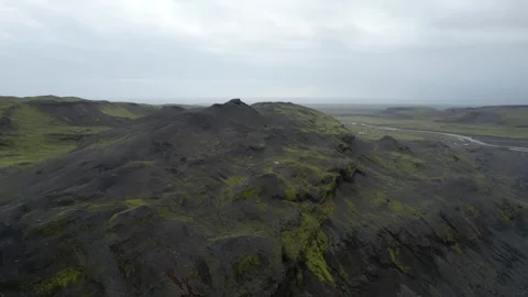 Mountains in Iceland Stock Footage 256548350