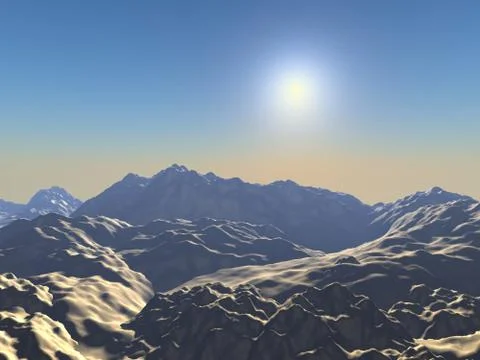 MOUNTAINS Stock Illustration