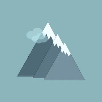 Mountains Illustrazione stock