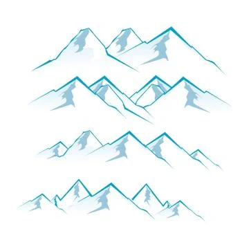 Mountains Illustrazione stock