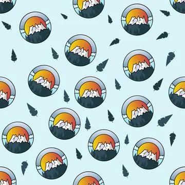 Mountains Stock Illustration