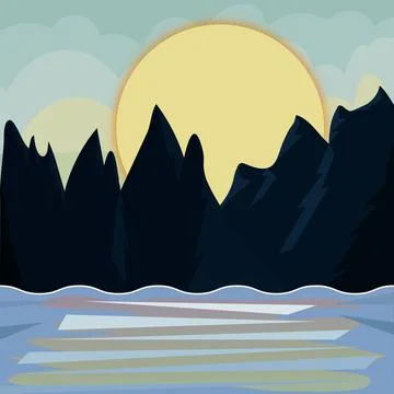 Mountains Stock Illustration