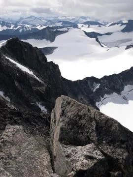 Mountains of Jotunheimen Stock Photos