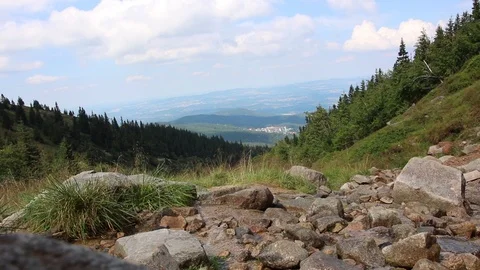In the mountains. Karpacz Stock Footage 98589068