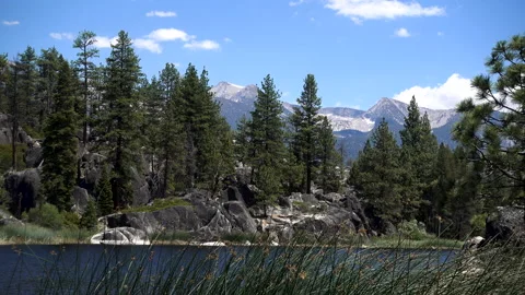 Mountains to the Lake Stock Footage 134504284