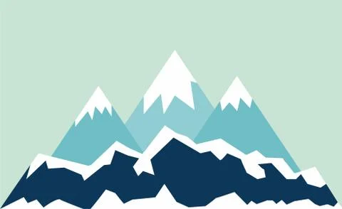 Mountains landscape. Stock Illustration