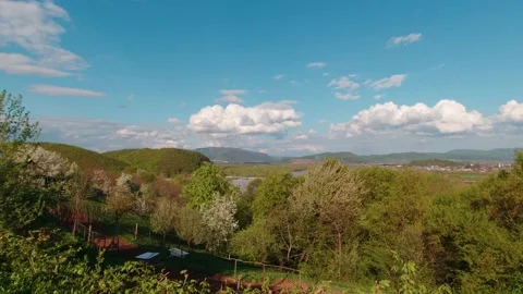 Mountains Landscape Panorama Stock Footage 195846843
