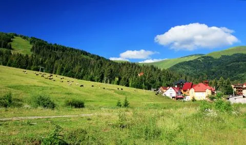 Mountains landscape Stock Photos