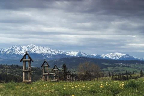 Mountains landscape Stock Photos