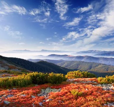 Mountains landscape Stock Photos