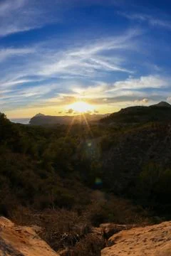 Mountains landscape. Spain. Foto stock