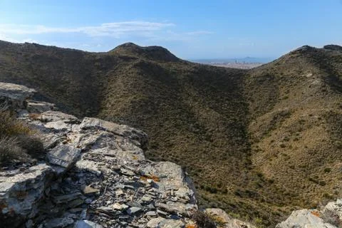 Mountains landscape. Spain. Stock Photos
