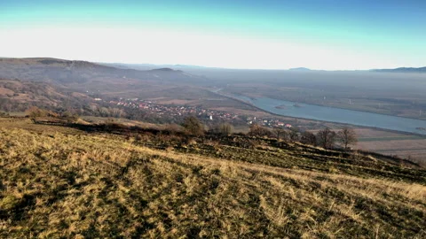 Mountains landscape in sunset Stock Footage 144379875
