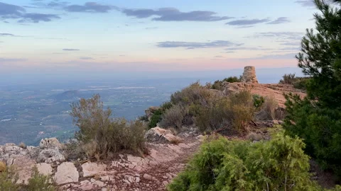 Mountains landscape on sunset. Stock Footage 269893862