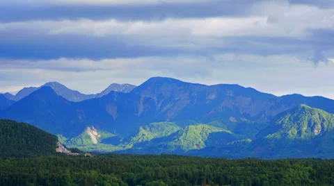 Mountains  landscape. Time-lapse. Video stock 33346325