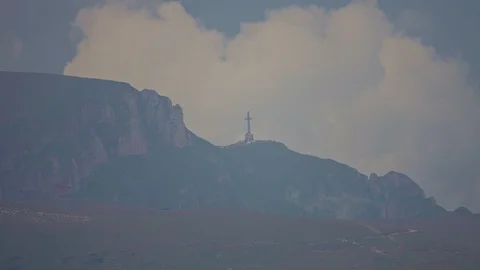 Mountains landscape from top of the mountain Stock Footage 113571470