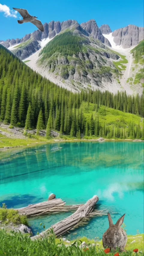 Mountains landscape video Stock Footage 280107035