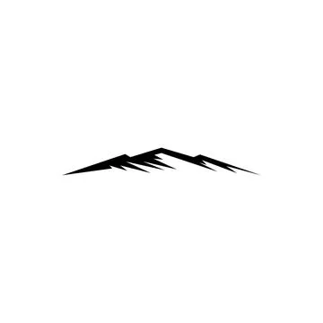 Mountains logo design vector template Stock Illustration